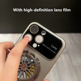 Luxury Magnetic Wireless Charging  Spinning Top Magsafe Case For iPhone - batcino.com