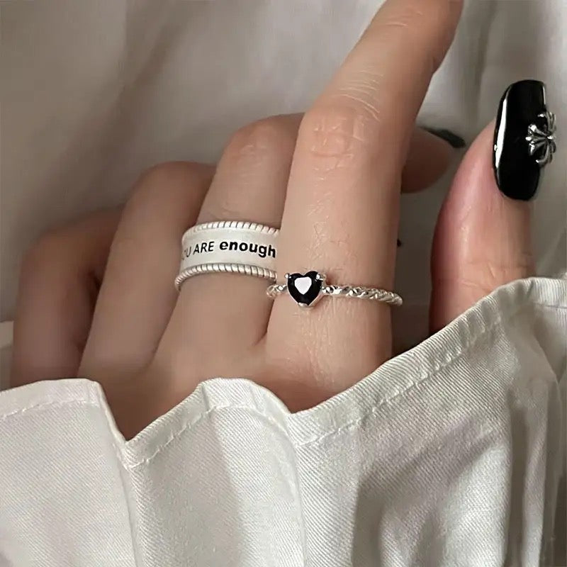 خاتم قلب - مقاس حر - batcino.com