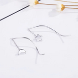حلق بيرسينج دروب ستانلس 2 قطعة