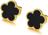حلق فان كليف أسود (Van Cleef Black Earring)