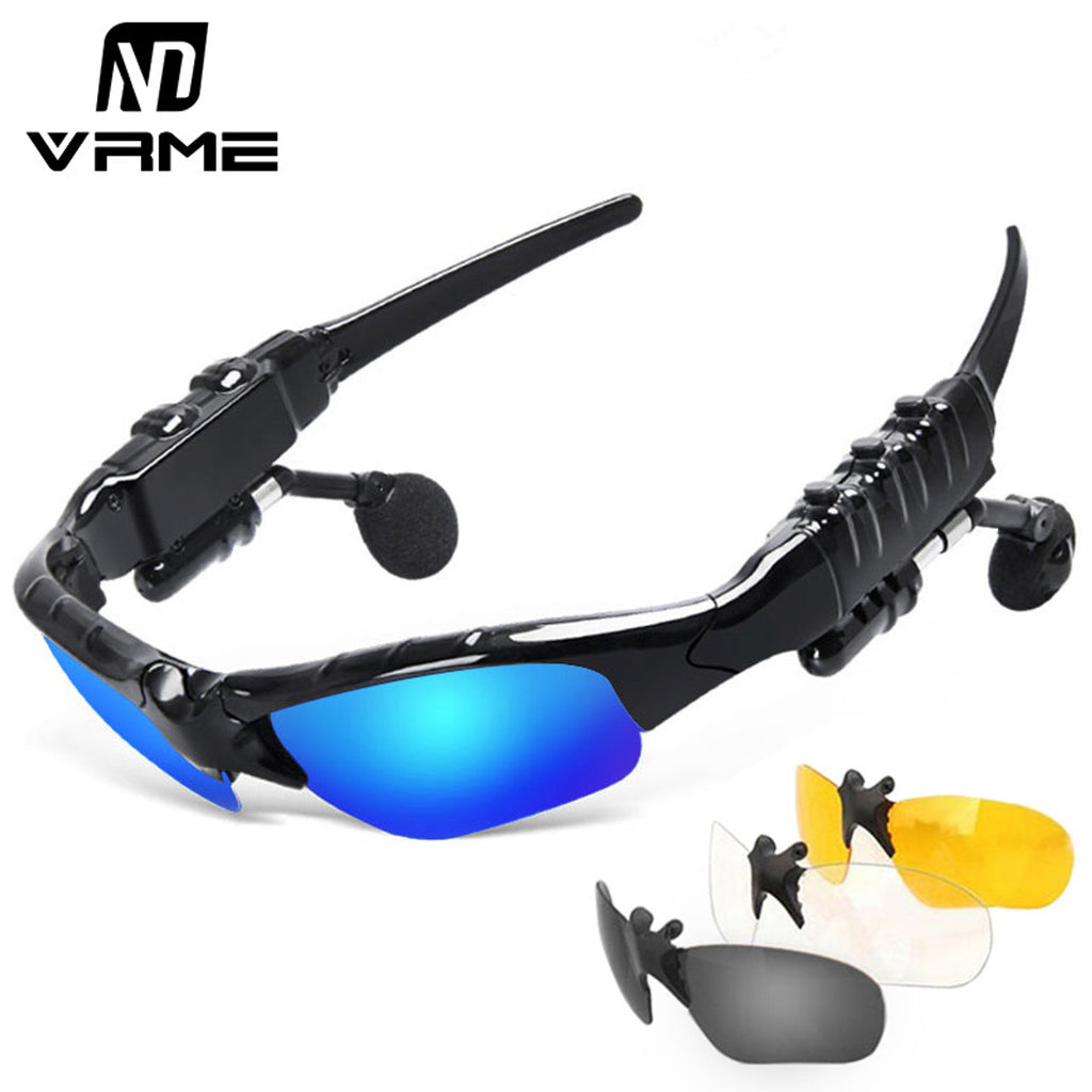 Sports Stereo Wireless Bluetooth Cycling Sunglasses 5.0 Headset Telephone Polarized Driving Sunglasses/mp3 Riding Eyes Glasses