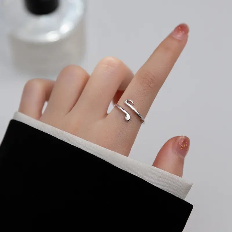 خاتم  Musical Note- مقاس حر - batcino.com