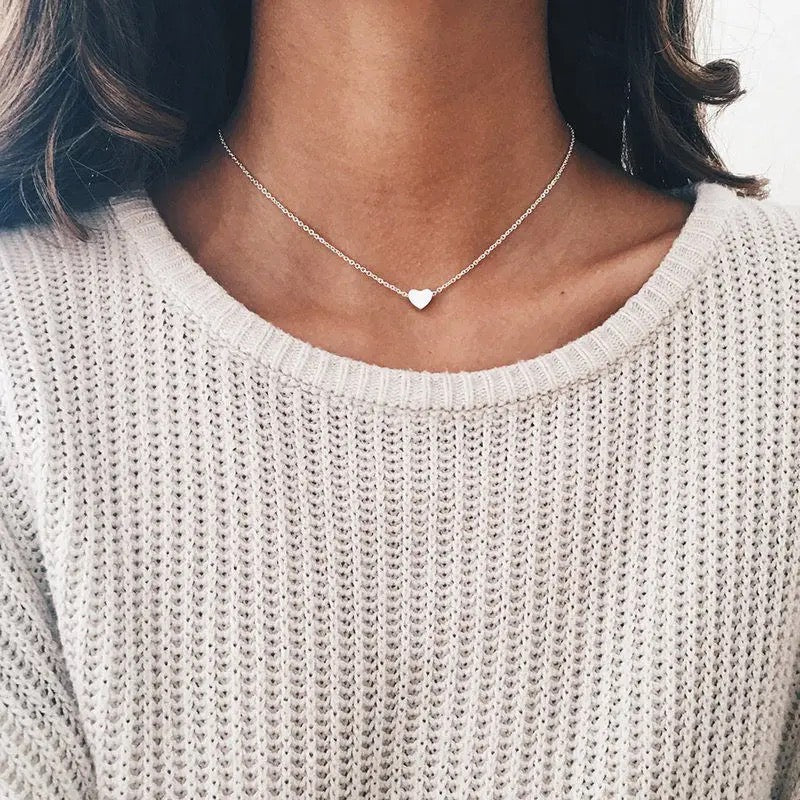 سلسلة قلب الحب بشكل رقيق - batcino.com