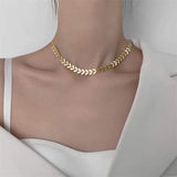 سلسلة سهم مطلي من الذهب عيار 14 - batcino.com