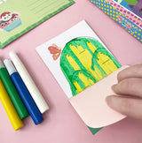 ScratchGlow™ – بطاقات الرسم السحرية  للأطفال ٧ الوان سحرية واربع الاوان تحديد
