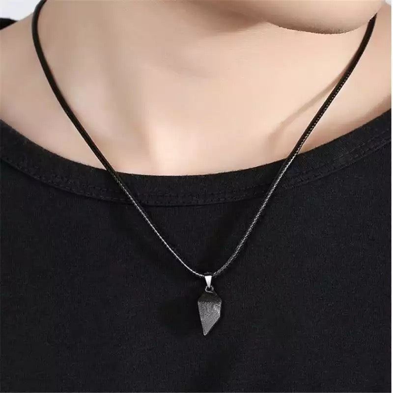 سلسلة كابلز قطعتين مغناطيس شكل قلب - batcino.com
