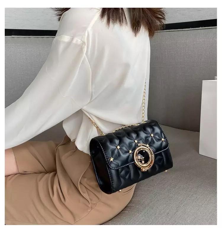 حقيبه نسائية كروس بودي فاخرة - أسود - batcino.com